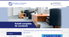 Desktop Screenshot of generalcleaning.ro